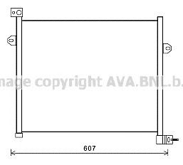 AVA QUALITY COOLING cr5122 -  Конденсатор, кондиционер